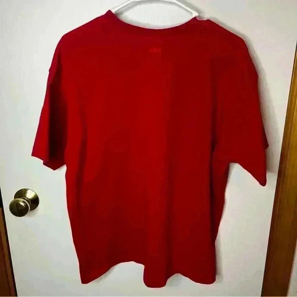 Adidas Human Race Shirt Sleeve Tshirt Men Medium Red Pharrell Williams - Picture 4 of 6